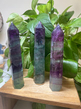 Load image into Gallery viewer, Fluorite Tower — Stone of Focus & Flow