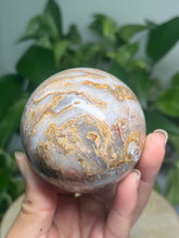 Load image into Gallery viewer, Brown Moss Agate Spheres— Stone of Growth & Balance