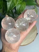 Load image into Gallery viewer, Clear Quartz spheres— Stone of Clarity & Amplification