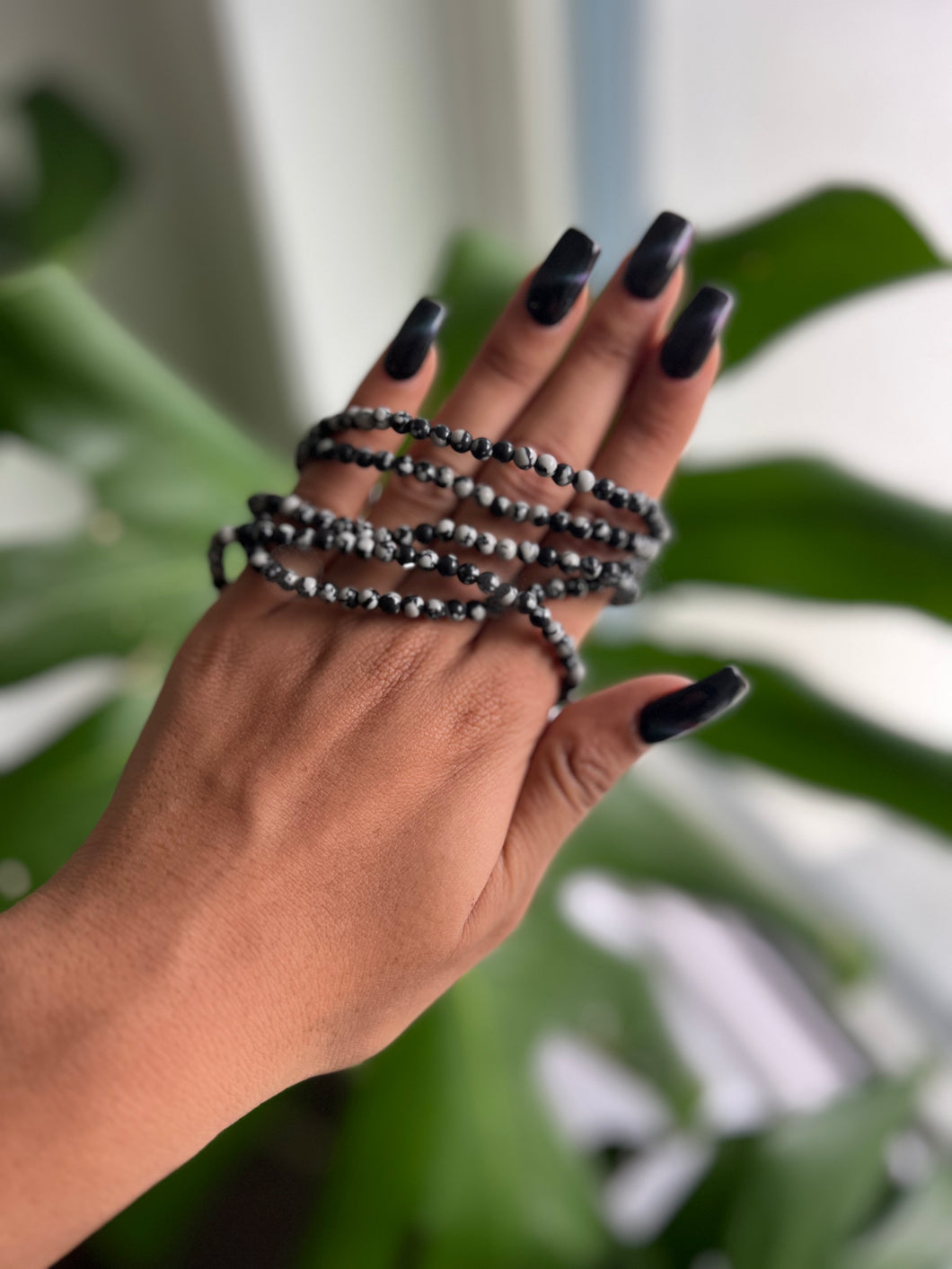 Snowflake Obsidian 4mm
