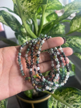Load image into Gallery viewer, Moss Agate Bracelet 4mm
