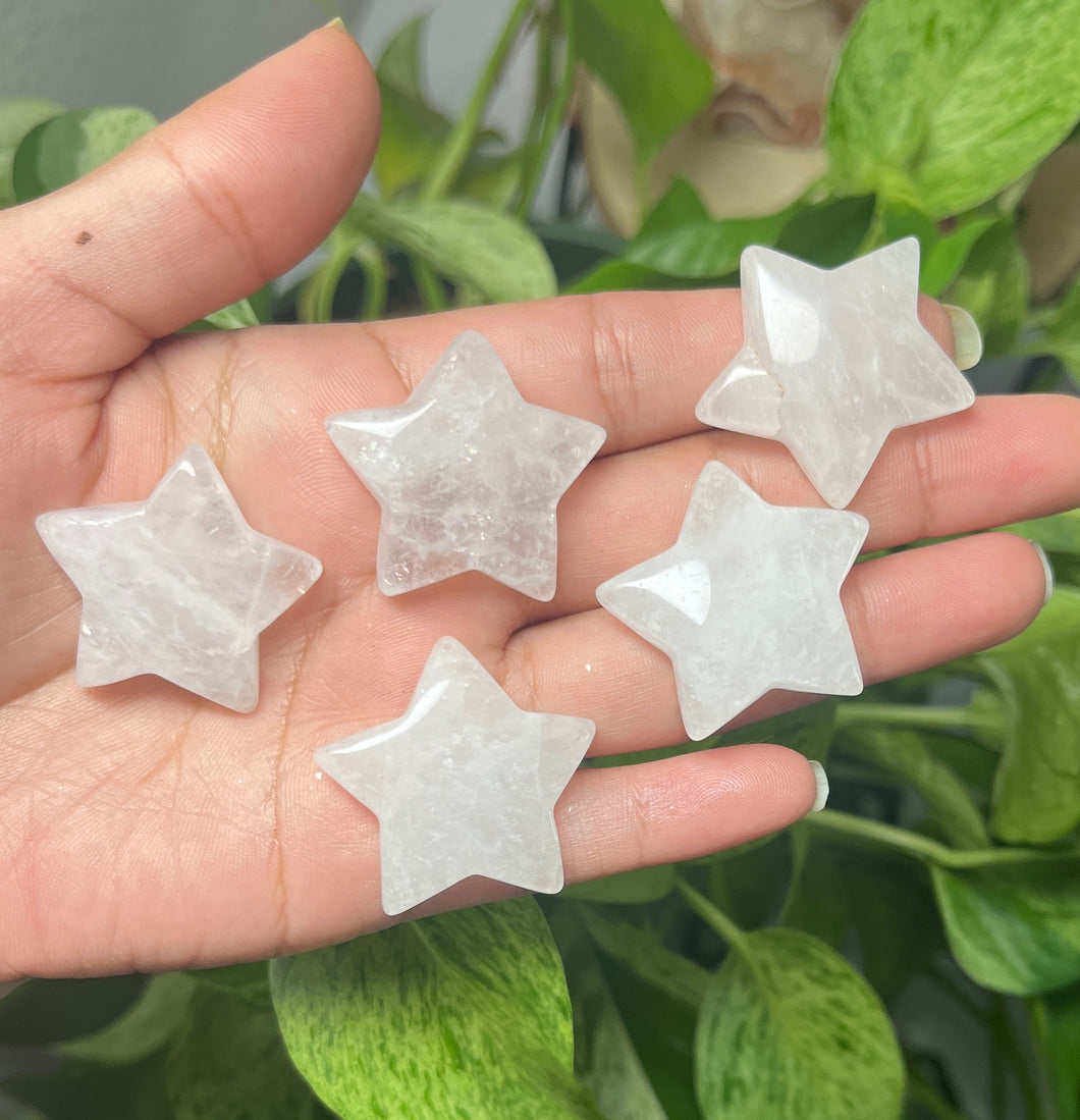Clear Quartz Stars— Stone of Clarity & Amplification