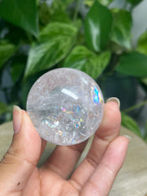 Load image into Gallery viewer, Clear Quartz spheres— Stone of Clarity &amp; Amplification
