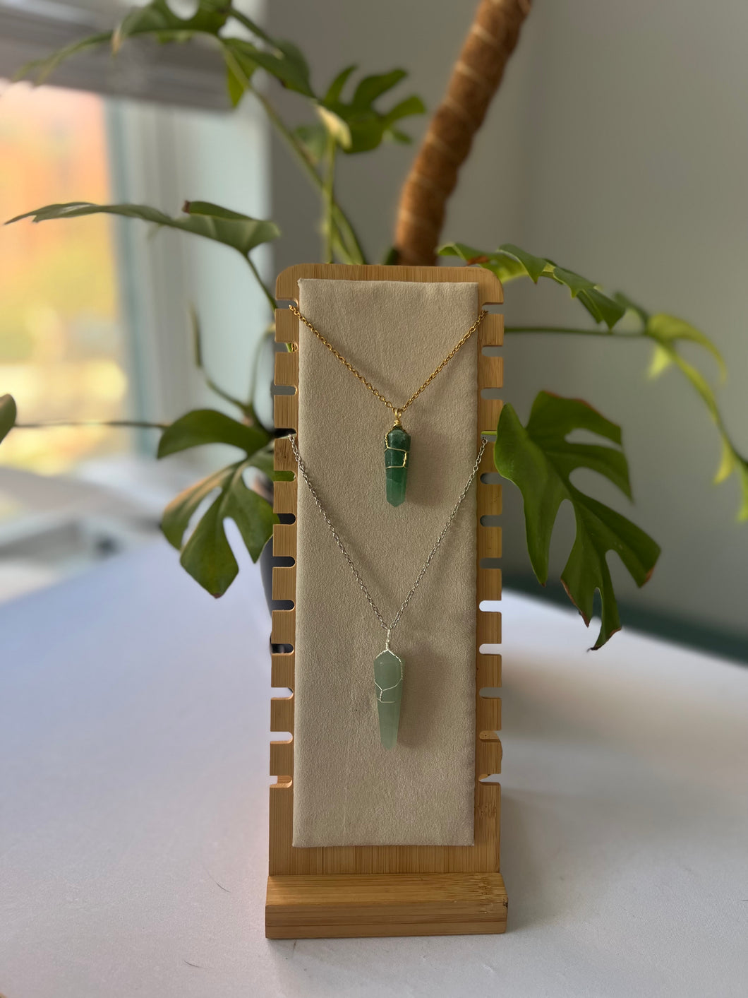 Green Aventurine Handwired Necklace