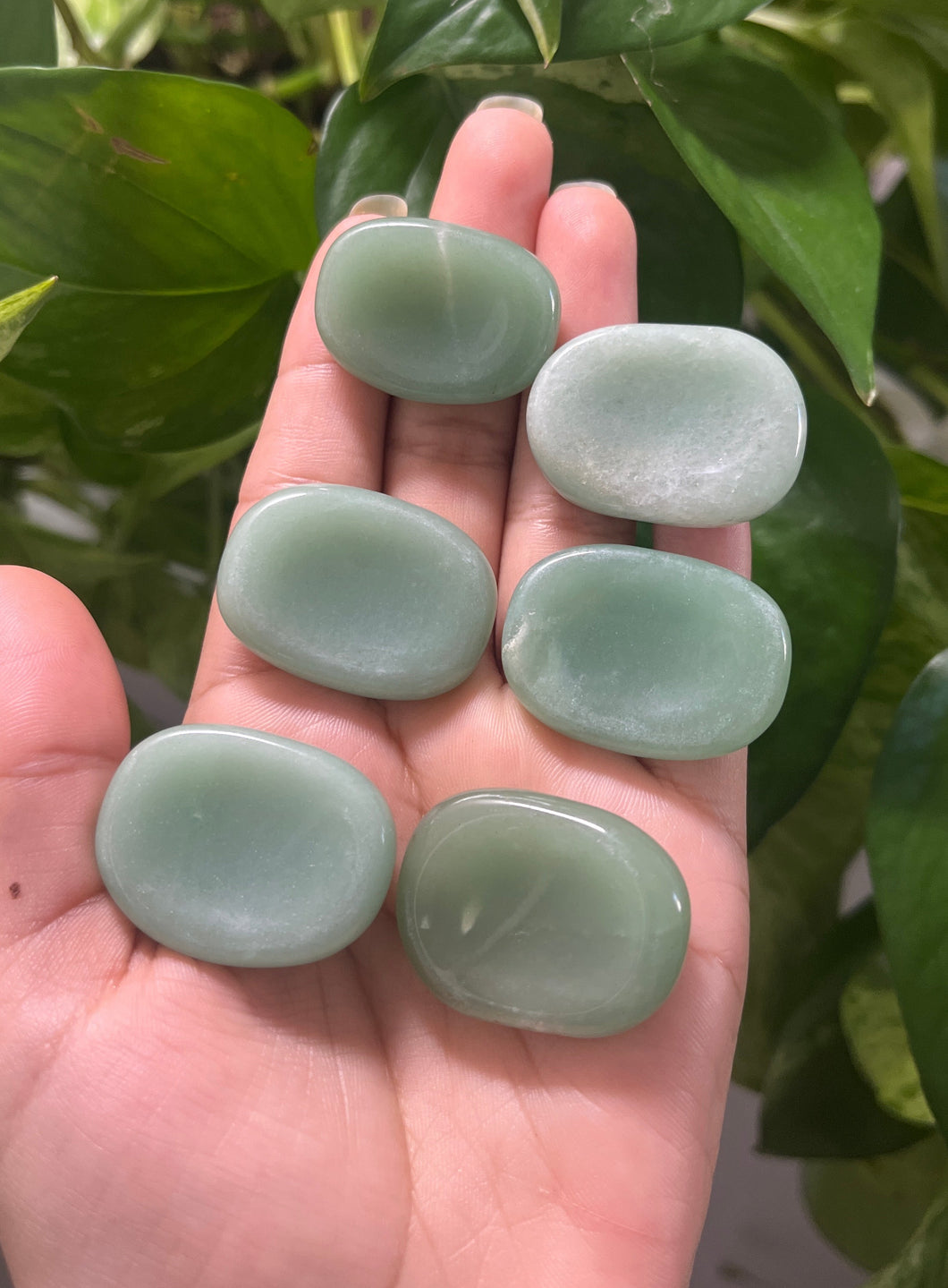 Green Aventurine Worry Stone— Stone of Luck & Opportunity