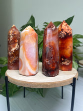 Load image into Gallery viewer, Carnelian  tower — Stone of Confidence &amp; Creativity
