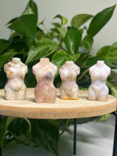 Load image into Gallery viewer, Flower Agate goddess body— Stone of Growth &amp; Inner Bloom
