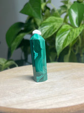 Load image into Gallery viewer, Malachite tower— Stone of Transformation &amp; Protection
