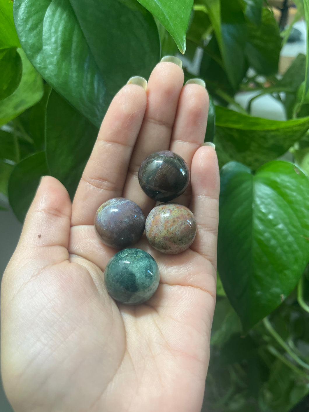 Ocean Jasper Sphere – Stone of Joy & Renewal