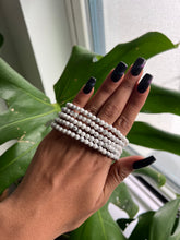 Load image into Gallery viewer, Howlite Bracelet 4mm
