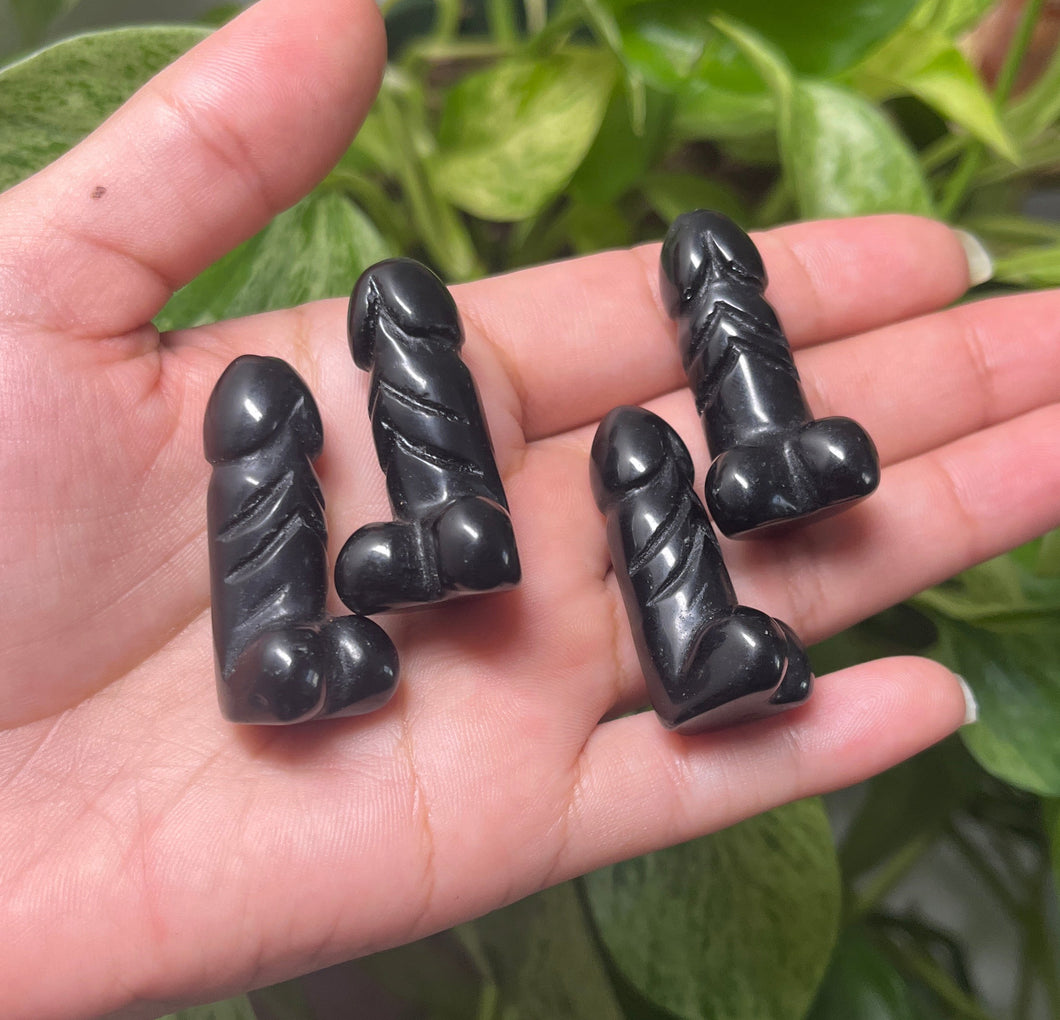 Obsidian Penis — Stone of Protection & Truth
