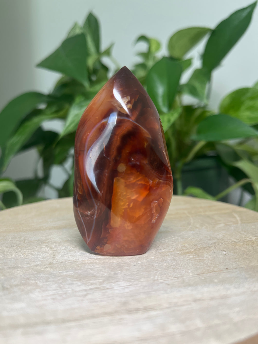 Carnelian flame — Stone of Confidence & Creativity
