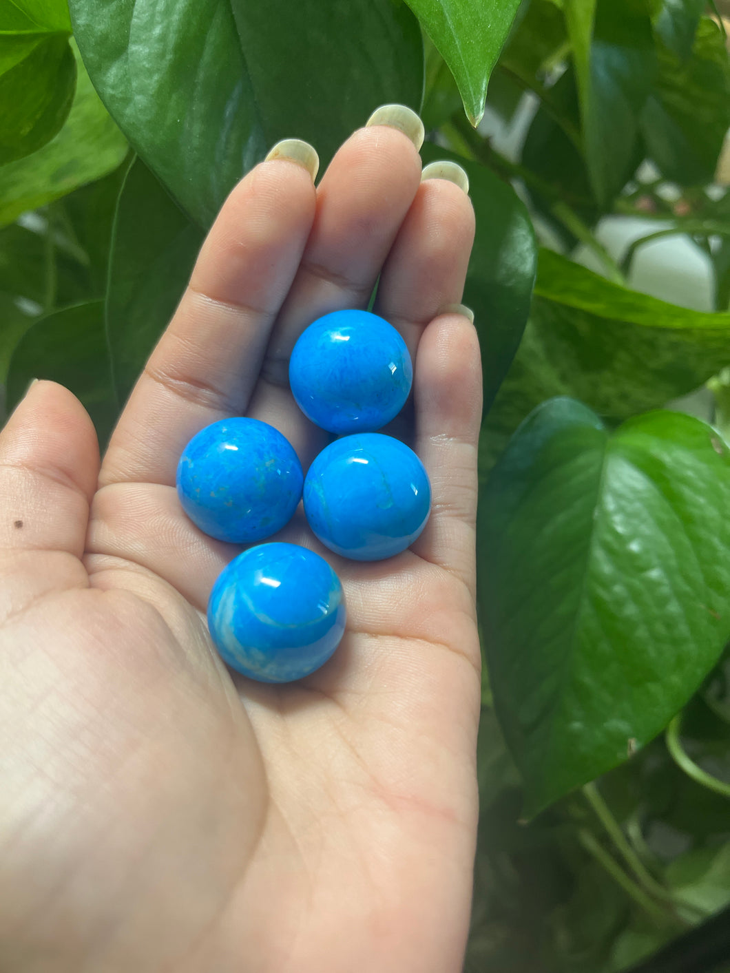 Dyed Howlite Sphere – Stone of Patience & Peace