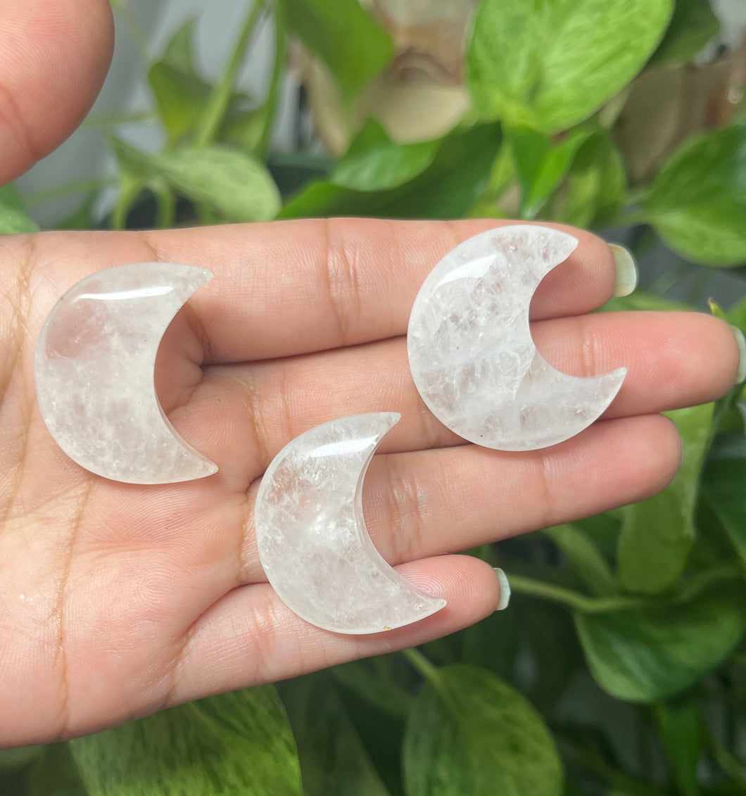 Clear Quartz Moon— Stone of Clarity & Amplification
