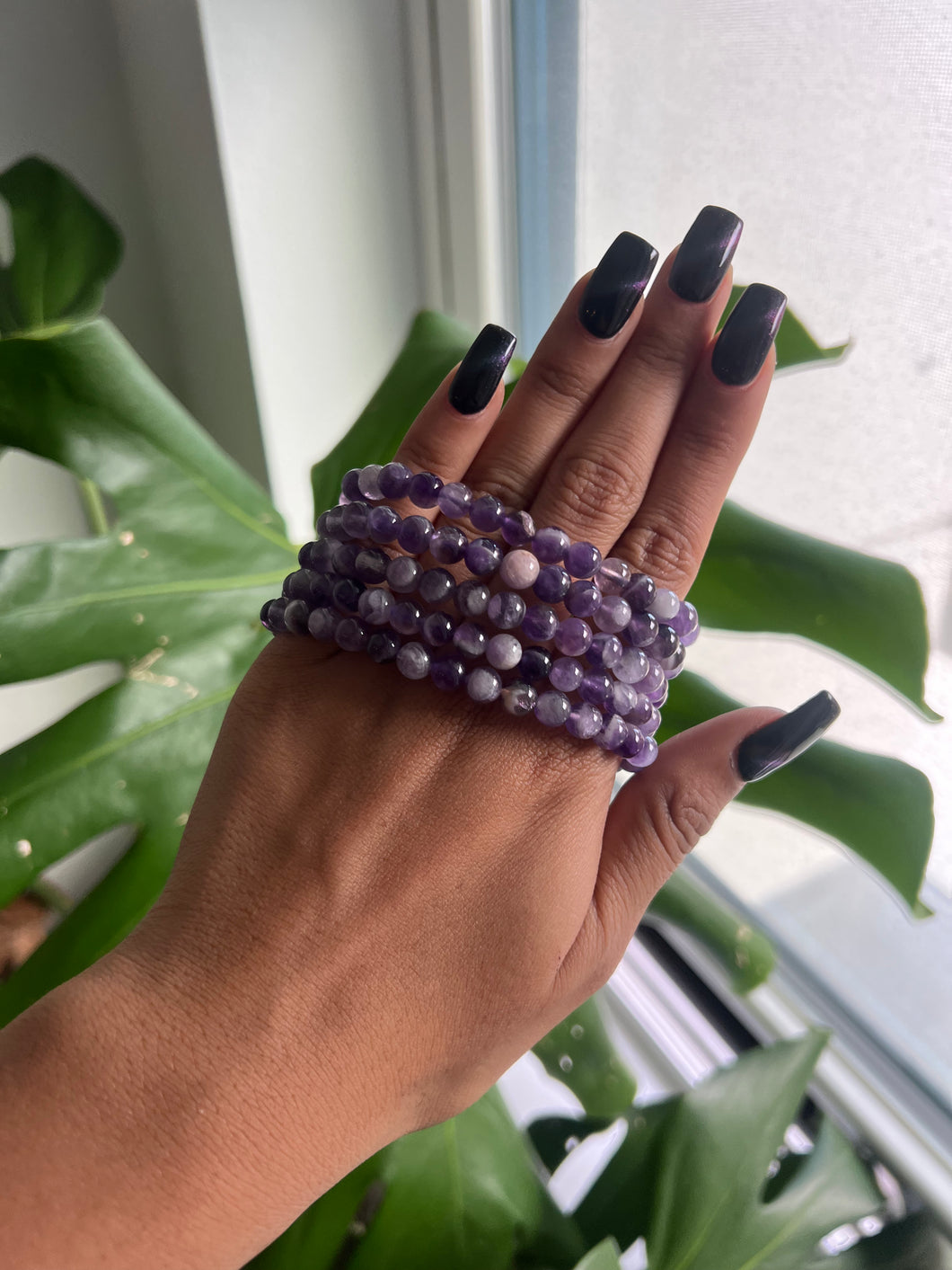 Amethyst Bracelet 6mm