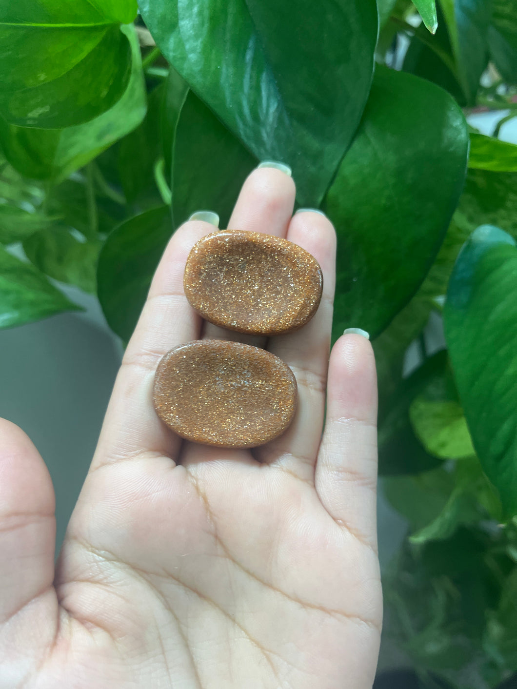 Goldstone Worry Stone  – Stone of Ambition & Confidence