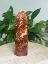 Load image into Gallery viewer, Carnelian  tower — Stone of Confidence &amp; Creativity
