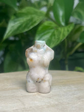 Load image into Gallery viewer, Flower Agate goddess body— Stone of Growth &amp; Inner Bloom
