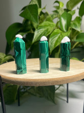 Load image into Gallery viewer, Malachite tower— Stone of Transformation &amp; Protection
