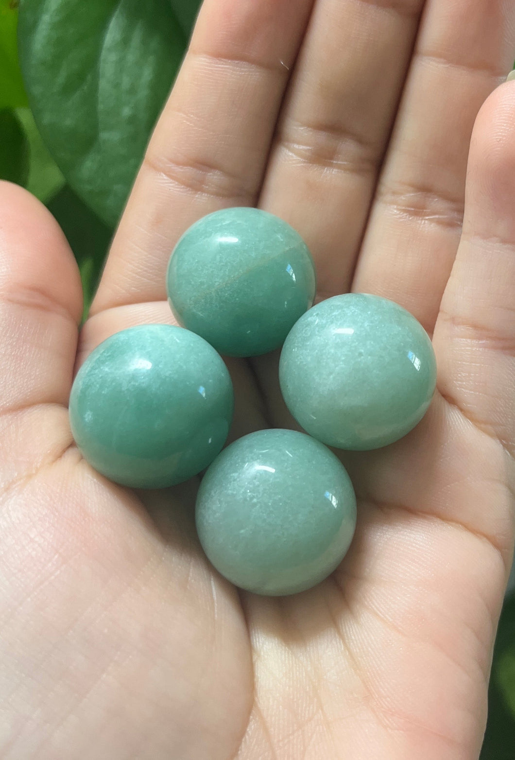 Green Aventurine Sphere— Stone of Luck & Opportunity