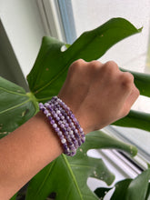 Load image into Gallery viewer, Amethyst Bracelet 4mm
