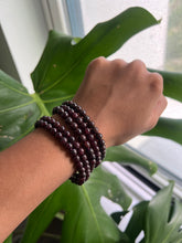 Load image into Gallery viewer, Garnet Bracelet 6mm
