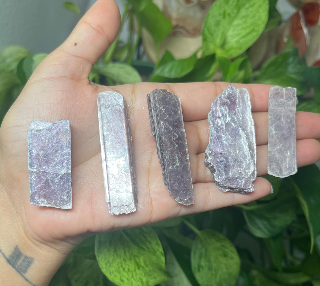 Lepidolite Slabs— Stone of Peace & Emotional Balance