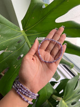 Load image into Gallery viewer, Amethyst Bracelet 4mm
