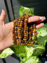 Load image into Gallery viewer, Faceted Rondelle Tiger Eye Bracelet 8mm
