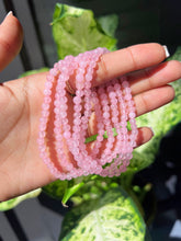 Load image into Gallery viewer, Rose Quartz Bracelet 4mm
