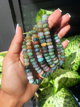 Load image into Gallery viewer, Faceted Rondelle Ocean Jasper Bracelet 8mm
