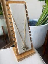 Load image into Gallery viewer, Dalmatian Jasper Crescent Moon Necklace
