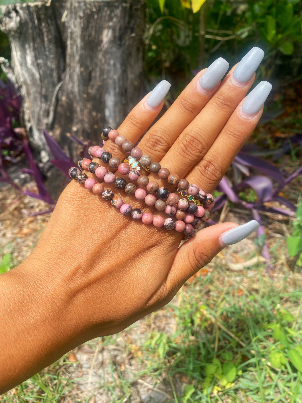 Rhodonite Bracelet 6mm